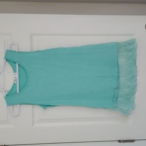 3/$20 Silver Icing Sienna Lace Extender Tank